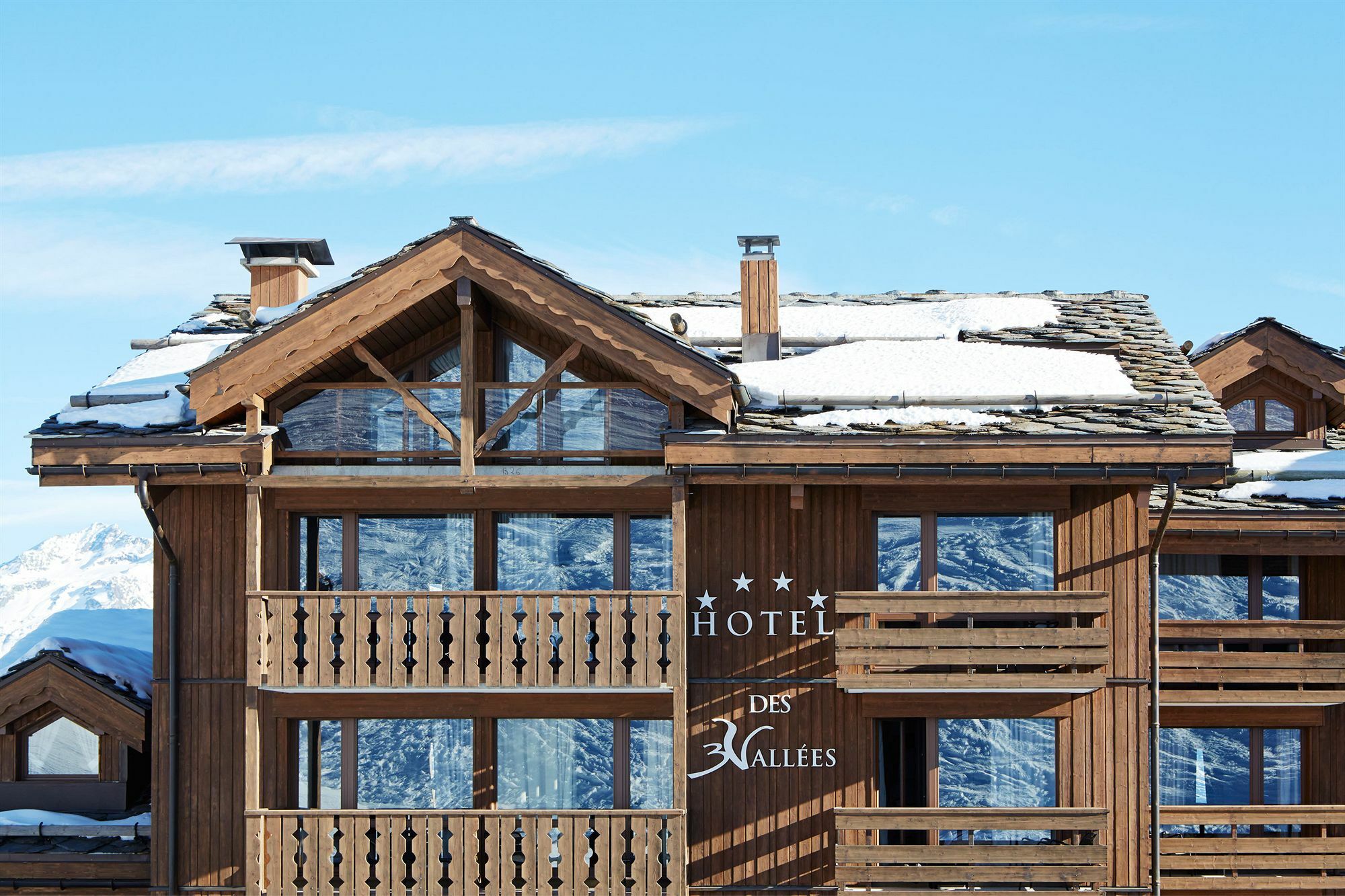 Hotel Des Trois Vallees Courchevel Esterno foto